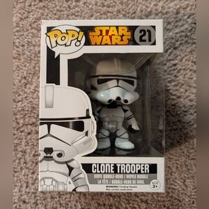 Star Wars Clone Trooper Funko Pop Figure. Please See Pictures